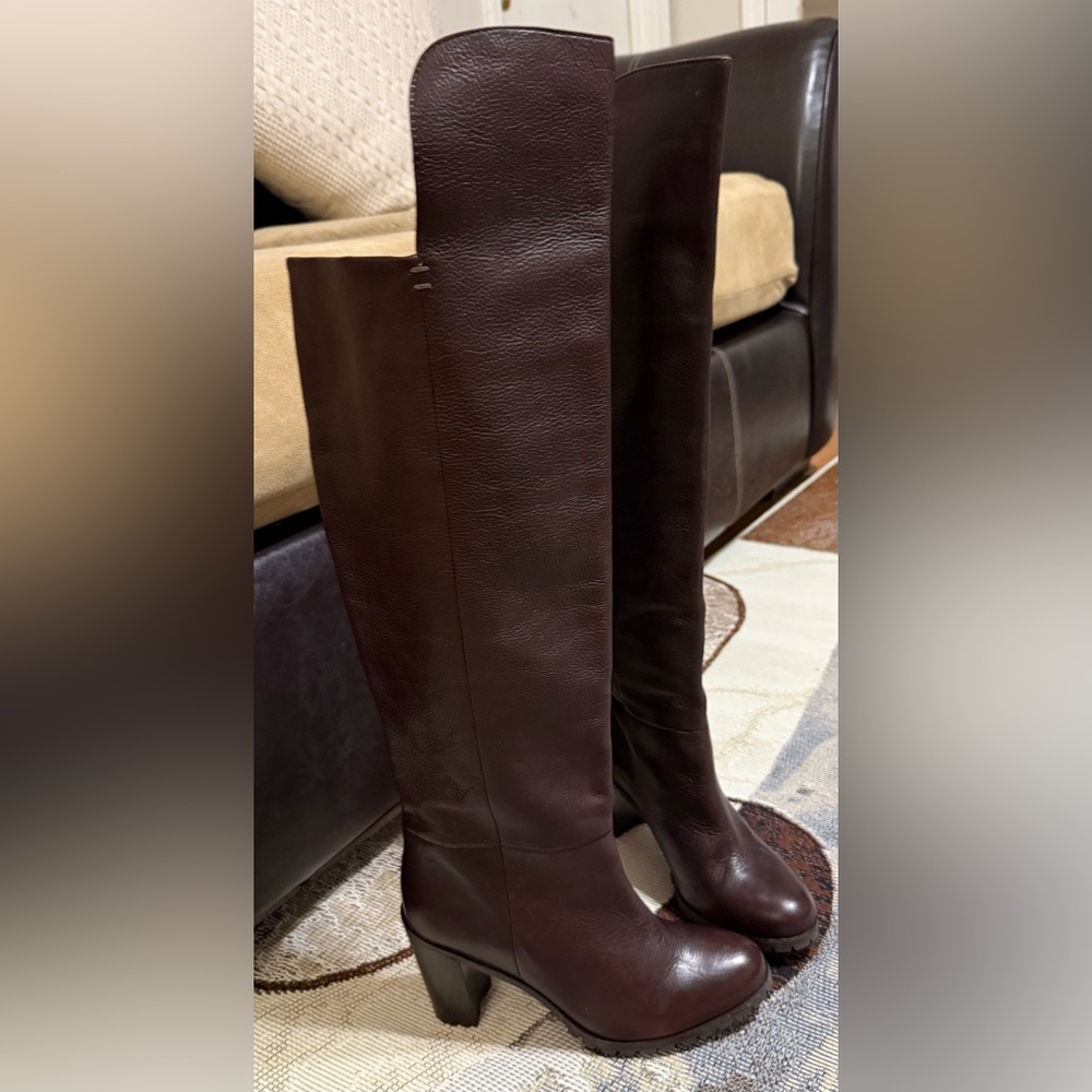 Seychelle’s Leather Knee-High Boots | Tall Shaft | Brown | Size 8.5 | New